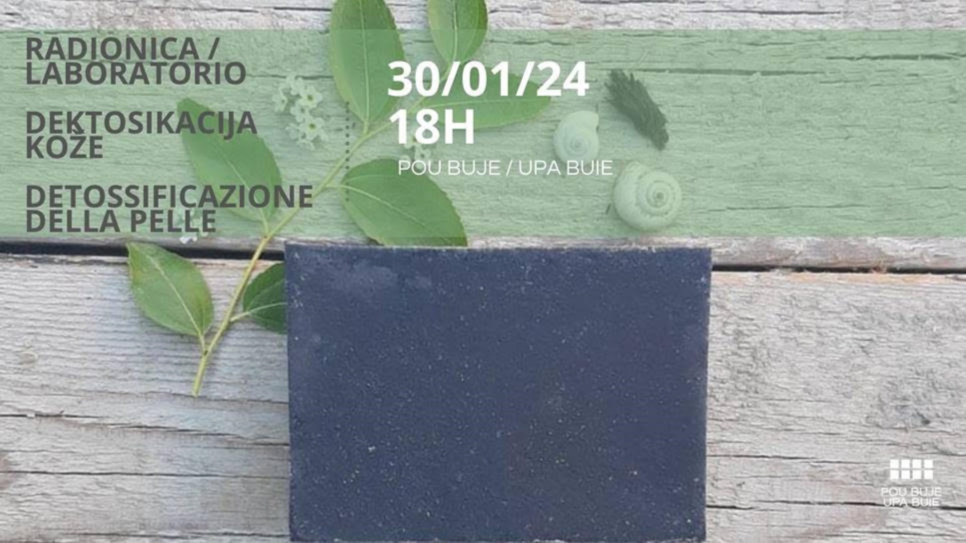 Radionica / laboratorio: Detoksikacija kože / Detossificazione della pelle